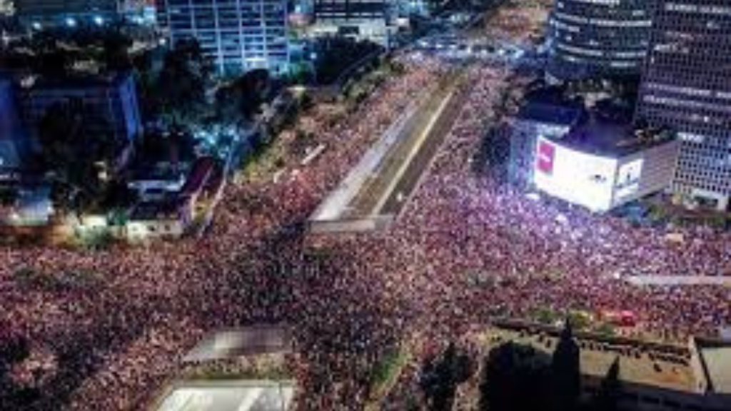 Street Protest in Telaviv